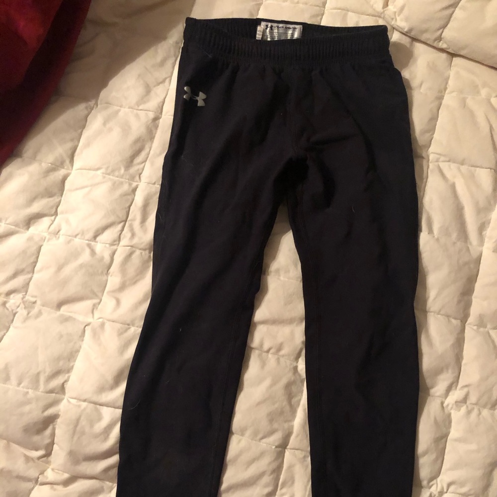 UA black compression tights